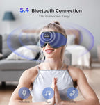 Sleep Mask with Headphones Bluetooth 5.4, TOPOINT 3D Eye Mask Blackout Breath - Image 4