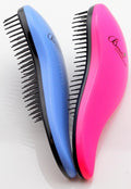 Detangling Hair Brush Set – Twin Pack Value – for Kids and Adults – Knot-Free, Tangle-Free, A Silky Smooth Shine! Set Comes in the Popular Colors of Pink and Blue