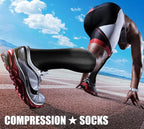 CHARMKING Compression Socks for Women & Men Circulation 15-20 mmHg is Best - Image 3