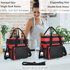 Insulated Lunch Bag Women & Men | Large Adult Lunch Box | Double-Layer Reusable - Image 4