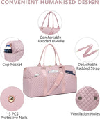Women Weekender Travel Duffle Bag: Travel Duffel Overnight Bags - Image 4