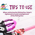 Kids Fishing Pole, Portable Telescopic Kids Fishing Poles - Image 6