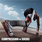 CHARMKING Compression Socks for Women & Men Circulation 15-20 mmHg is Best - Image 2