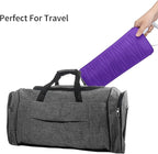 Silicone Heat Resistant Travel Pouch for Straightener, Curling Iron, Flat Iron, Waving Iron and Hot Hair Styling Tools (Purple) 1 Pack