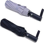 PFFY 2 Packs Travel Umbrella Windproof Auto Open & Close Collapsible Folding by PFFY