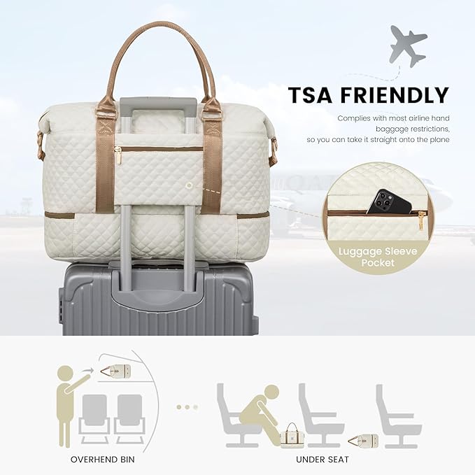 LOVEVOOK Travel Duffle Bag, Weekender Bags - Image 5