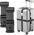 BILIONE Luggage Straps 88 inch Adjustable Suitcase Belt, Lockable Against by BILIONE