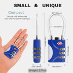 TSA Approved Locks for Luggage, Small Combo Lock - Image 2