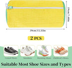 2Pcs Shoe Washing Machine Bag, Reusable Shoes Cleaning Bags - Image 2