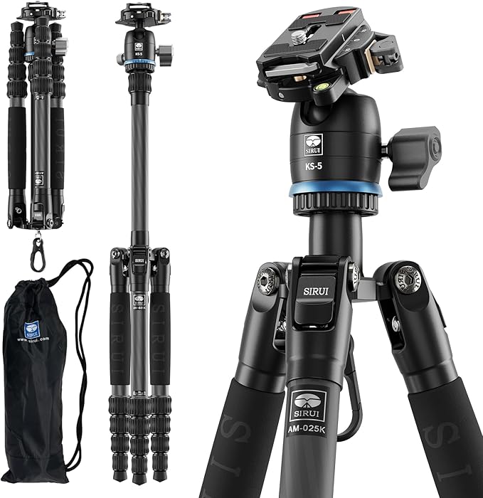 SIRUI Carbon Fiber Travel Tripod by SIRUI