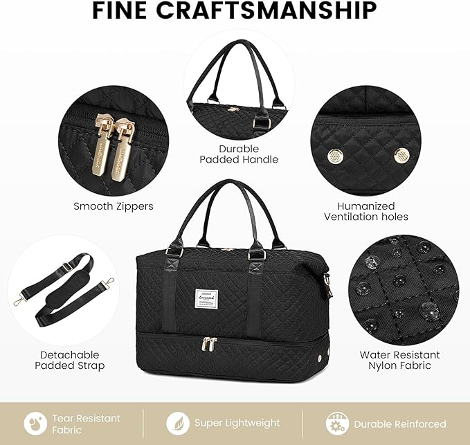 LOVEVOOK Travel Duffle Bag, Weekender Bags - Image 5