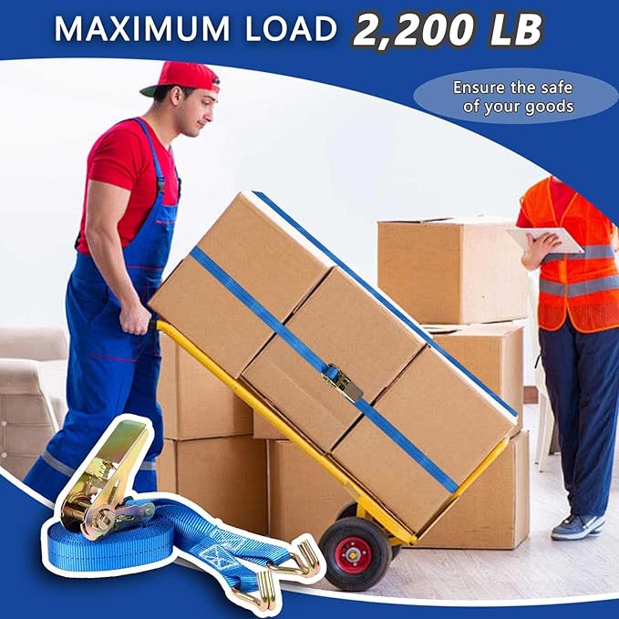 Ratchet Straps, 1 Inch x 16.4 Feet - Image 6