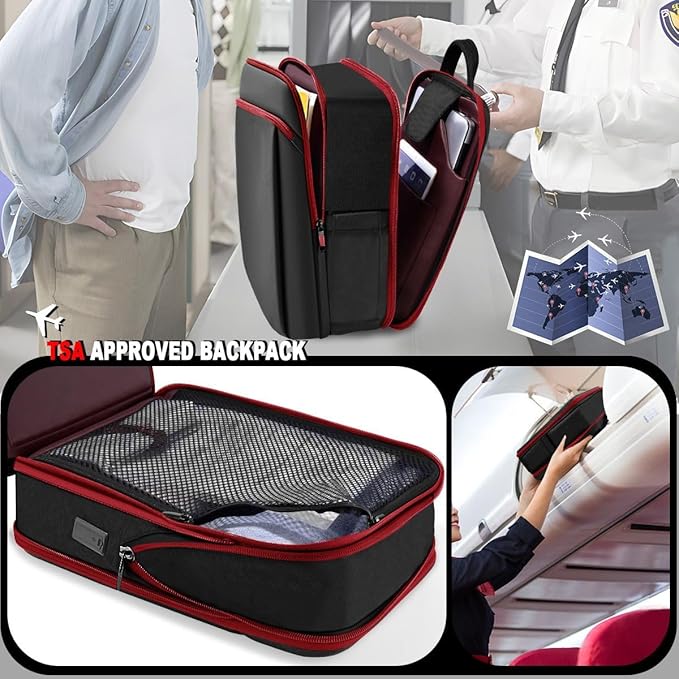 ZINMARK Slim Expandable 15 15.6 16 Inch Laptop Backpack Anti Theft Travel - Image 4