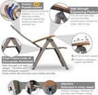 Adjustable Folding Chair, Indoor Bedroom, Outdoor Balcony, Lawn Yard Beach - Image 5