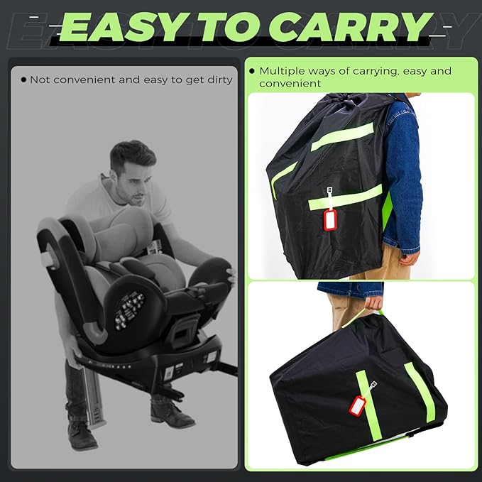 Waterproof Car Seat Travel Bag, Suitable - Image 5