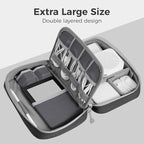 pack all Electronic Organizer Plus, Larger Capcity Cable Organizer Bag - Image 4