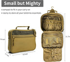 VELVEBAG Mens Toiletry Travel Bag Hanging Toiletry Bag - Image 2