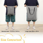ALVABABY 2 Pack Large Wet Dry Bag Waterproof Hanging Cloth Diaper - Image 3
