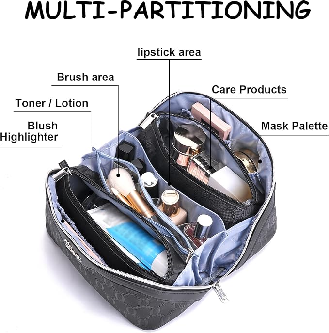 BOYATU Travel Makeup Bag for Women: Cosmetic Organizer Bag - Image 7