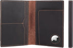 STAR VISTA Albatross Leather Travel Passport Holder, Minimalist Design by STARVISTA