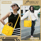 TuErCao Yellow Lunch Box for Women Insulated Lunch Bag for Young Ladies Lunch - Image 5