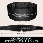 Zenssia Satin Sleep Mask for Women and Men, Lightweight Padded Eye Mask - Image 7