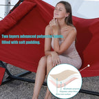 TegerDeger 12FT 2 Person Hammock Large Hammock 450LB Capacity Hardwood Spreader - Image 5