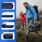 0 Degree Sleeping Bag Cotton Flannel Winter Cold Weather - Image 7