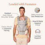 Ergobaby Omni Classic Baby Carrier Newborn to Toddler - Image 4