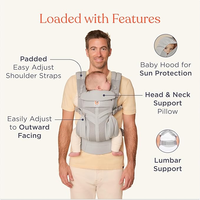 Ergobaby Omni Classic Baby Carrier Newborn to Toddler - Image 3