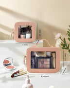 Clear Makeup Bag Small, TSA Approved Portable Toiletry Bag - Image 5