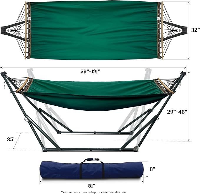Tranquillo Sturdy Steel Hammock Stand - Image 5