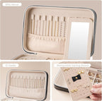 Lolalet Travel Jewelry Case for Women, Travel Jewelry Organizer Box - Image 6