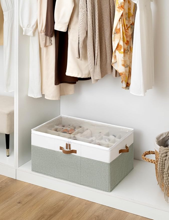 StorageWorks Shoe Organizer for Closet, Fits up to 24 Pairs, Shoe Cubby Storage - Image 7