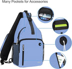 MOSISO Sling Backpack Bag, Crossbody Shoulder Bag Travel Hiking Daypack Chest - Image 3