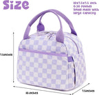 Bluboon Lunch Bag for Women Men Cute Corduroy Lunch Tote Bags Reusable - Image 2