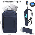 Business Backpack for Men Lightweight Commute Laptop Backpack Anti-Theft Water - Image 2