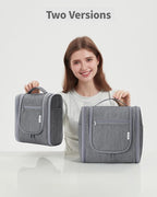 Narwey Hanging Toiletry Bag for Women Travel Makeup Bag Organizer Toiletries - Image 8