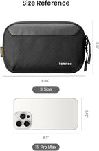 tomtoc Travel Cable Organizer Pouch, Electronics Accessories Organizer Portable - Image 4