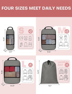 6 PCS Set Compression Packing Cubes - Image 2