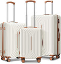 Luggage Sets 3 Piece Hardside Suitcase by SunnyTour