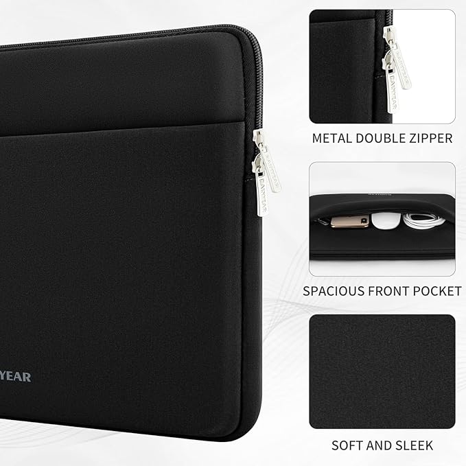 RAINYEAR Laptop Sleeve Case 13.3 Inch, Protective Portable Case - Image 2