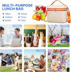 NOL Insulated Lunch Bags for Women Cooler Bag Lightweight Nylon Waterproof - Image 7