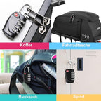 ZHEGE Luggage Locks TSA Approved, Zipper Locks - Image 6