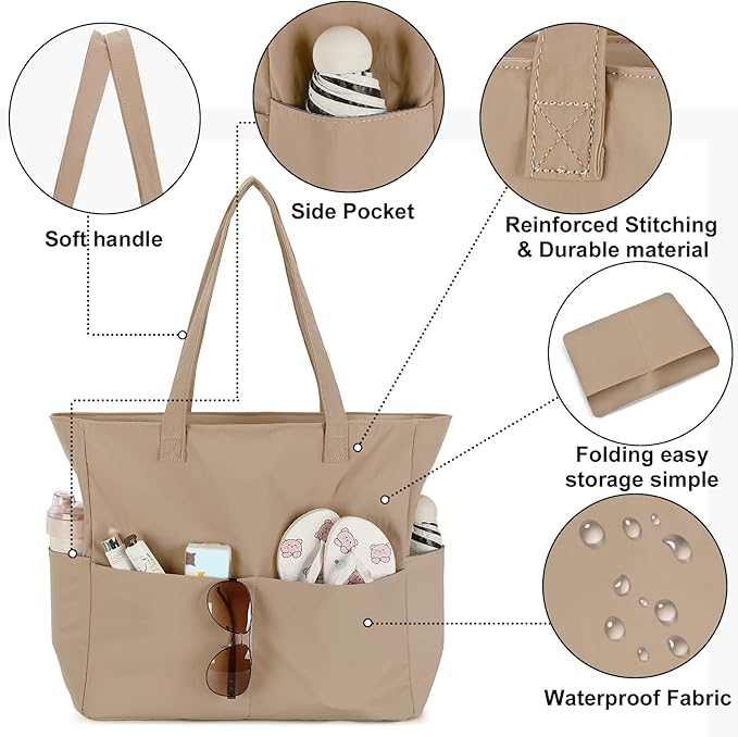 Waterproof Beach Tote Pool Bags - Image 5