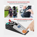 ZZRUI Door Stop Alarm with 120dB Siren, Portable Wedge Door Stopper Security - Image 2