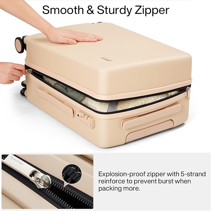 Hanke Hard Shell Luggage Sets 2 Pieces, Carry On and Checked Luggage Sets - Image 9