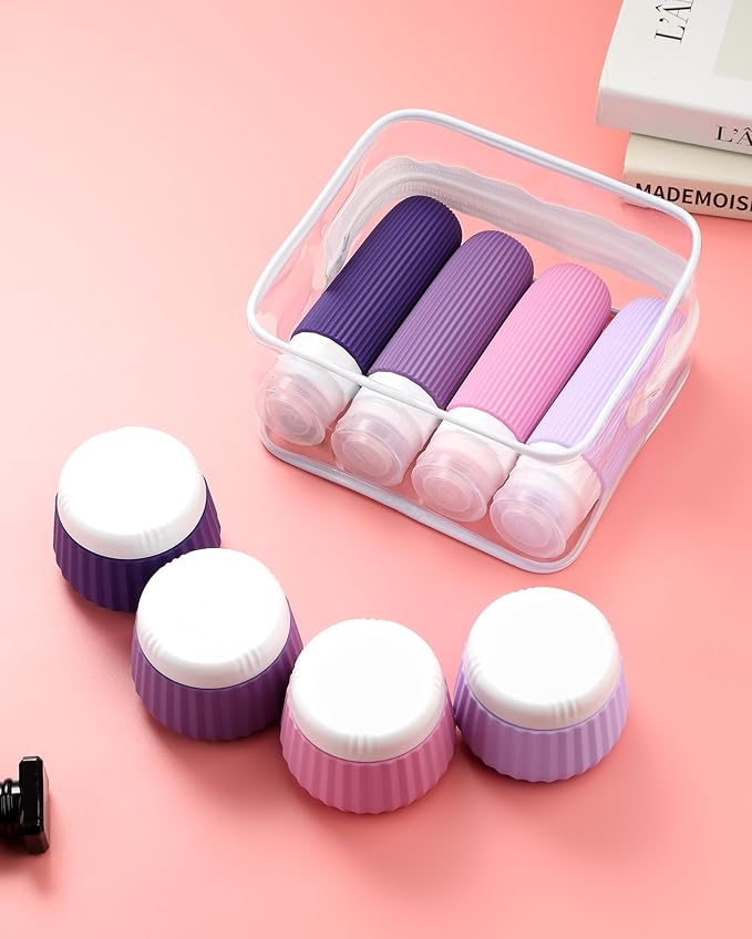 Travel Bottles for Toiletries 8 Pack, Tsa Approved Travel Size Toiletries 3 oz - Image 7