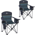 ALPHA CAMP Oversized Camping Chair Heavy Duty Lawn Chair by ALPHACAMP
