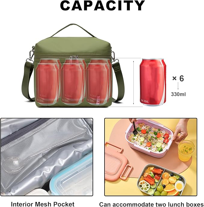 NOL Natural Organic Lifestyle Insulated Lunch Bags - Image 9